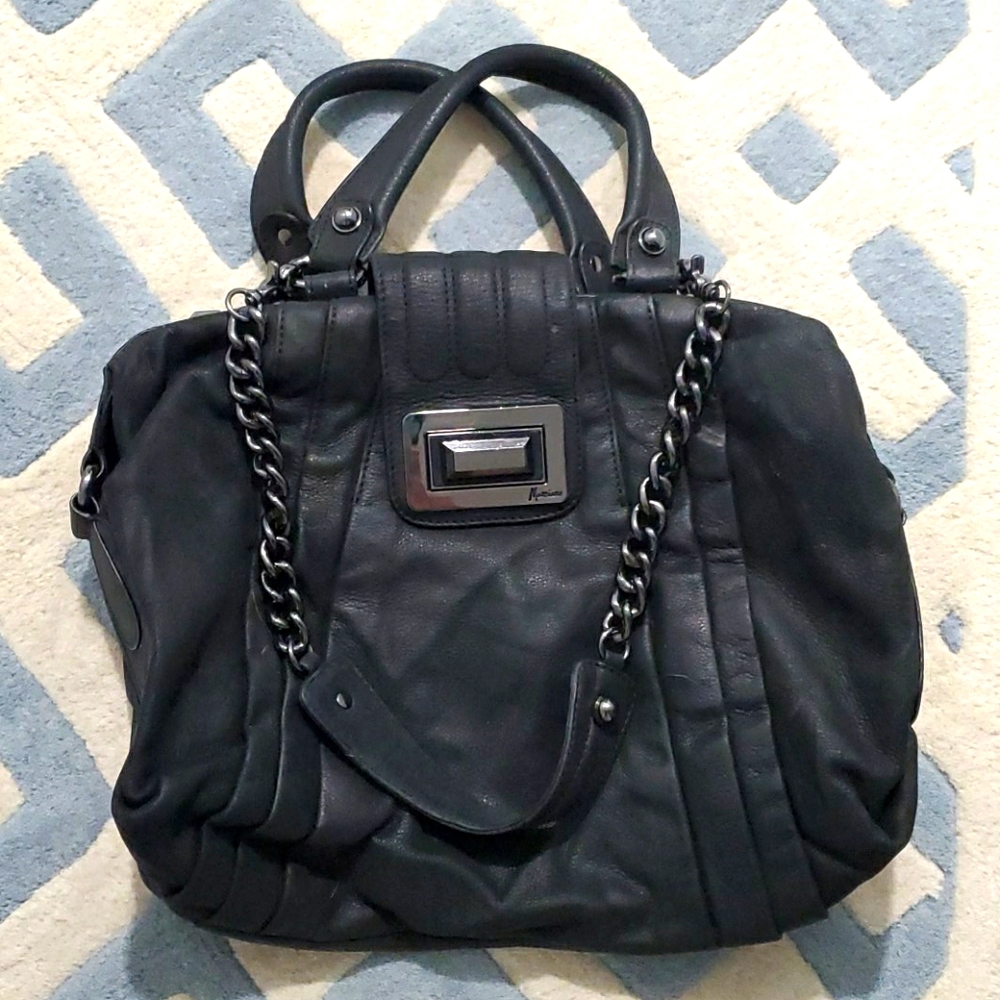 Large black purse